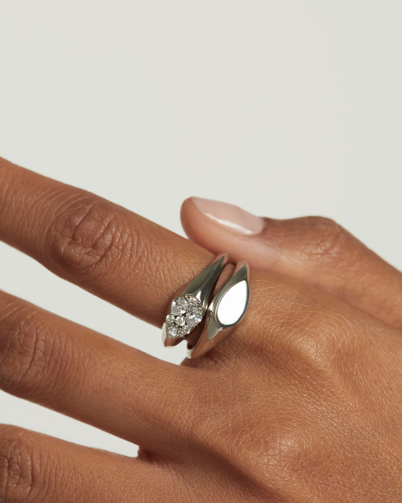 Devi Stamp Silver Ring - 
  
    Sterling Silver
  
