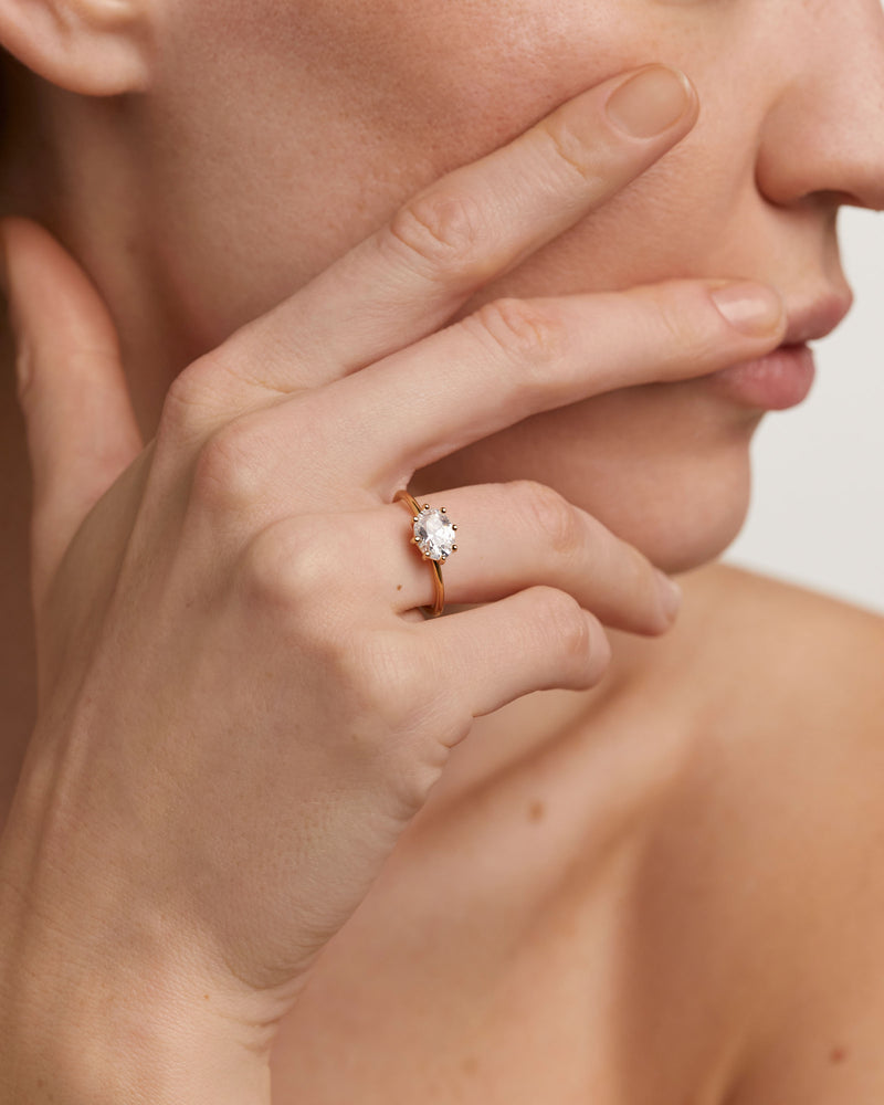 Kim Ring - 
  
    Sterling Silver / 18K Gold plating
  
