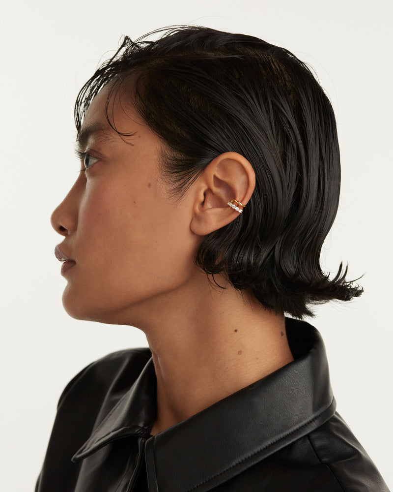 Alexia Ear Cuff - 
  
    Sterling Silver / 18K Gold plating
  
