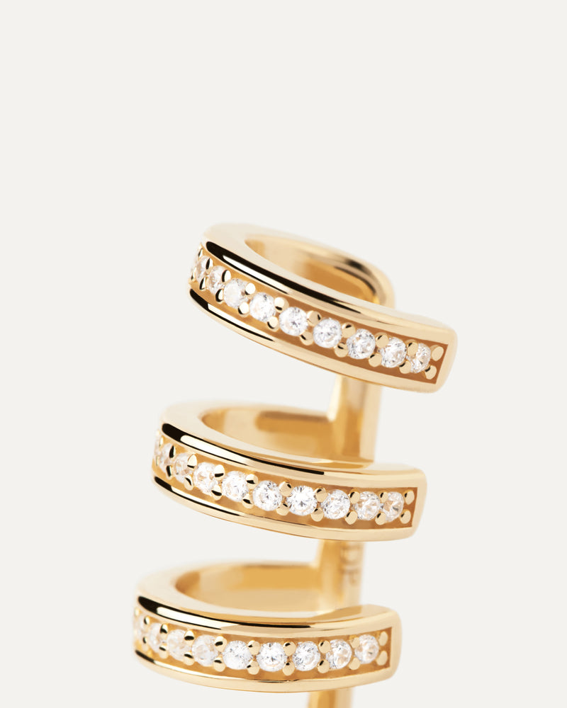Thunder Ear Cuff - 
  
    Sterling Silver / 18K Gold plating
  
