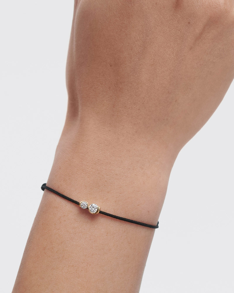 Dafne Diamond cord bracelet - 
  
    18K Gold
  
