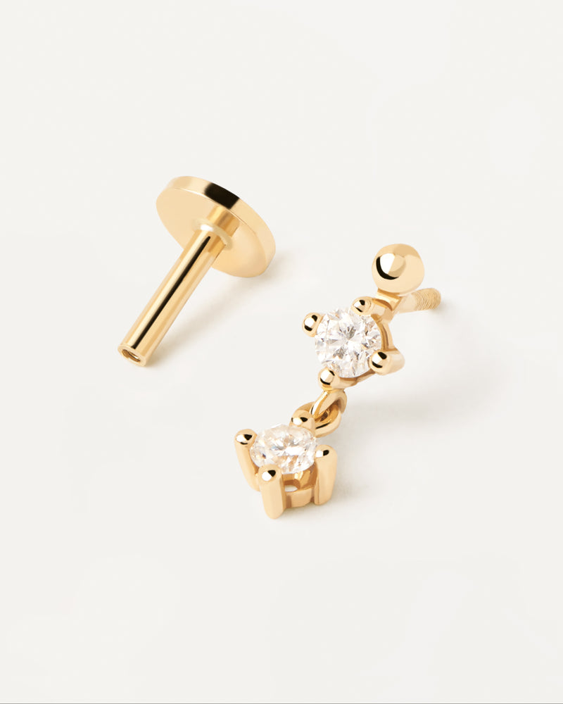 Diamonds and gold Soho Single Earring - 
  
    18K Gold
  
