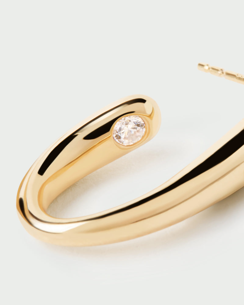 Volta hoops - 
  
    Sterling Silver / 18K Gold plating
  
