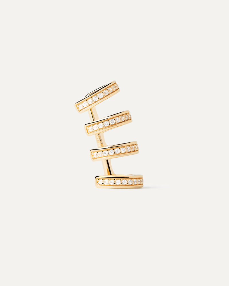 Thunder Ear Cuff - 
  
    Sterling Silver / 18K Gold plating
  
