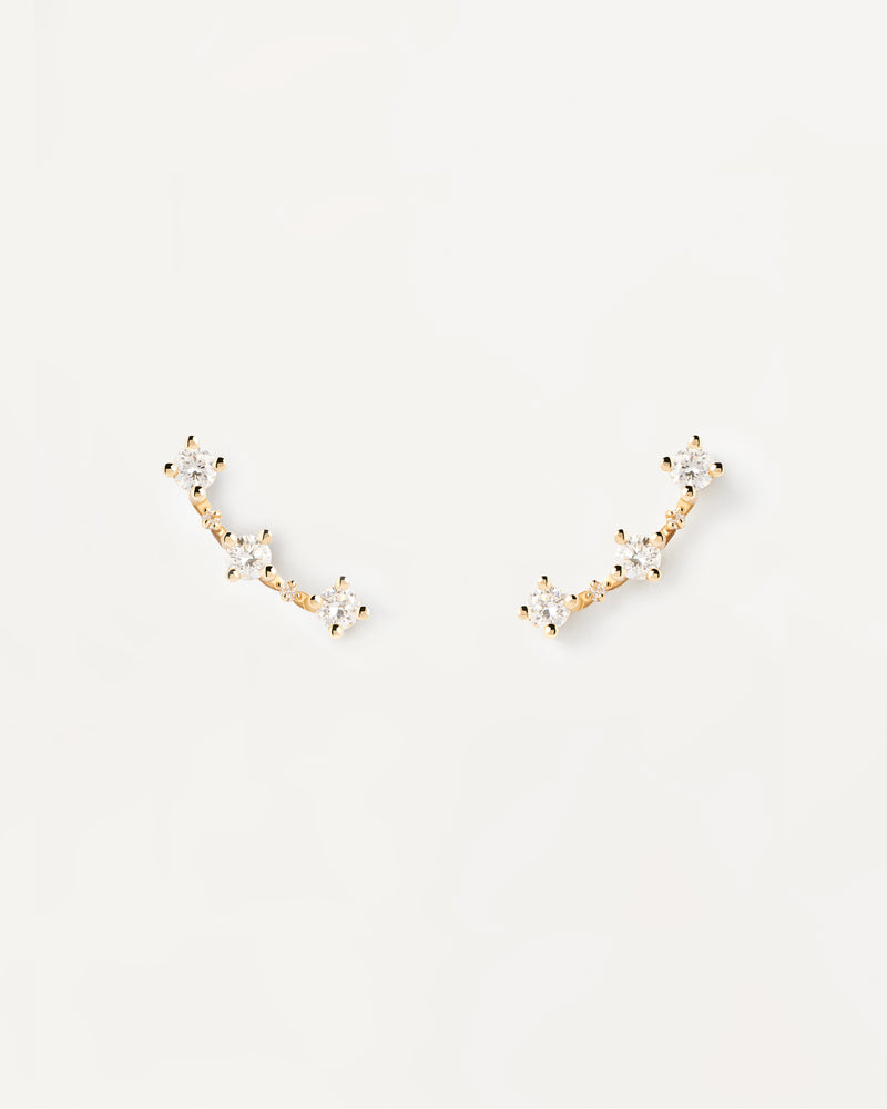 Diamonds and gold Liberty Single Earring - 
  
    18K Gold
  
