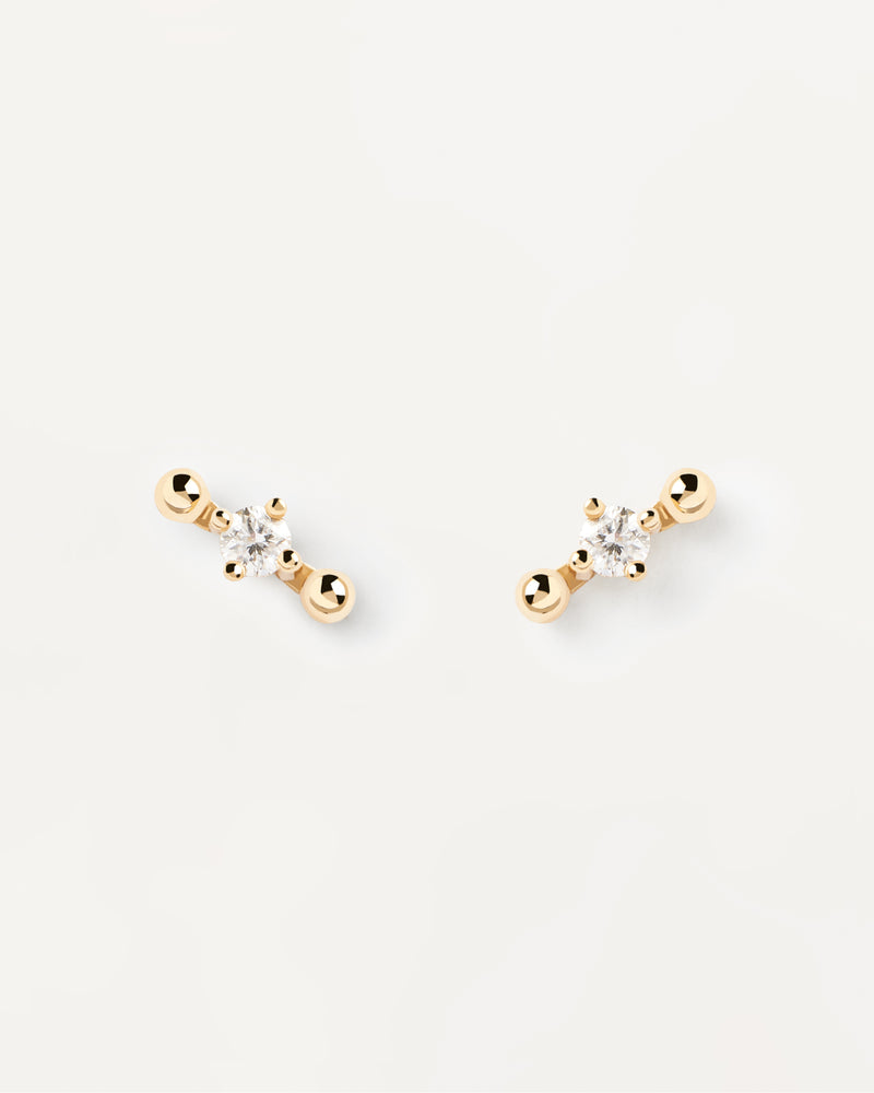 Diamond and gold Olivia Single Earring - 
  
    18K Gold
  
