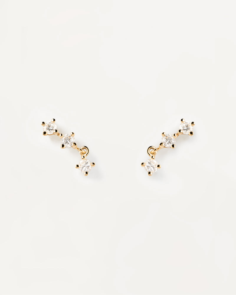 Diamonds and gold Isabella Single Earring - 
  
    18K Gold
  
