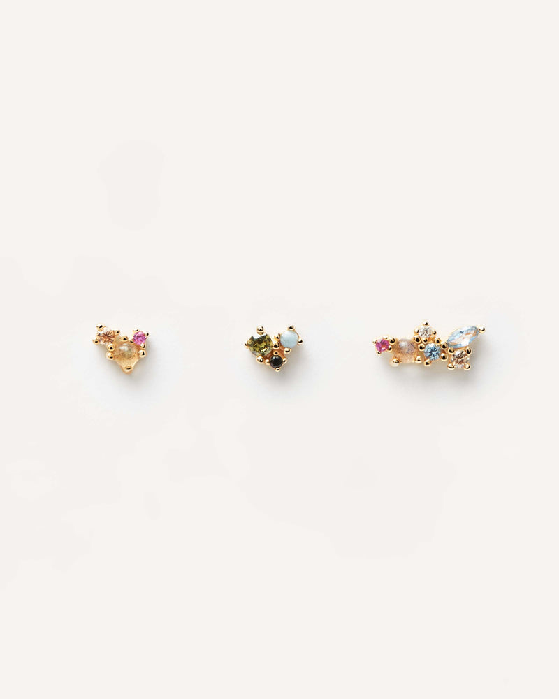 La Palette Earrings Set - 
  
    Sterling Silver / 18K Gold plating
  
