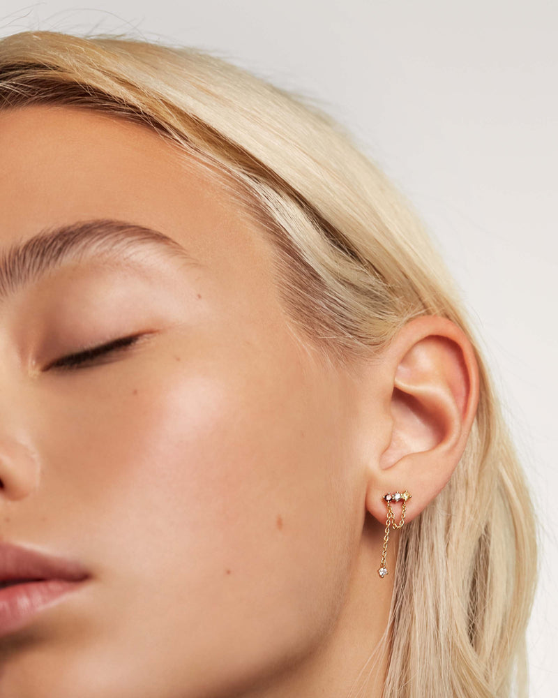 Mana Earrings - 
  
    Sterling Silver / 18K Gold plating
  
