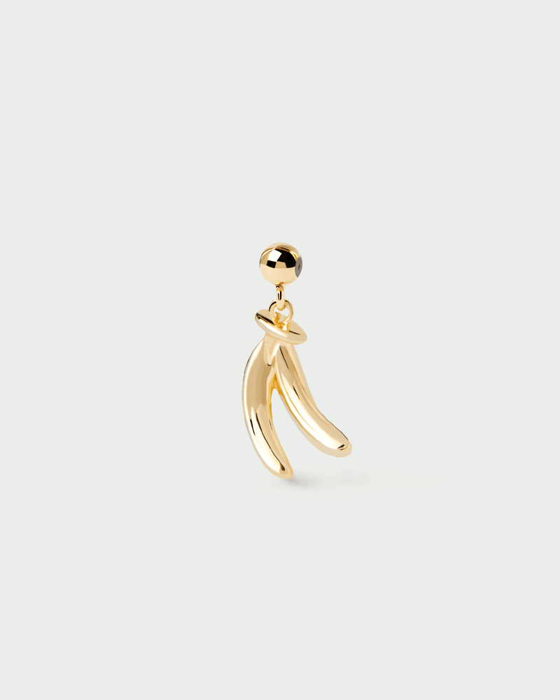 Banana Charm - 
  
    Sterling Silver / 18K Gold plating
  
