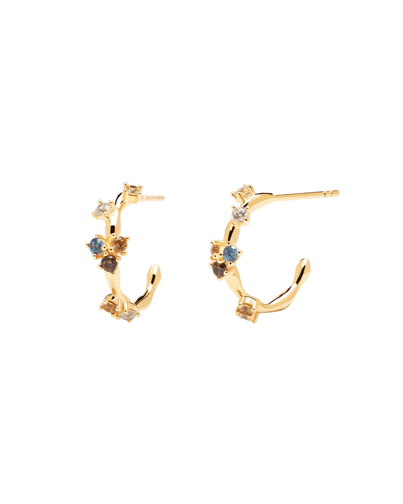 Five Earrings - 
  
    Sterling Silver / 18K Gold plating
  
