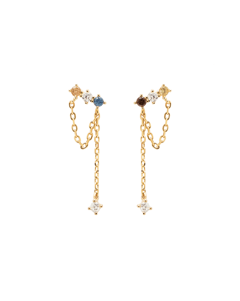 Mana Earrings - 
  
    Sterling Silver / 18K Gold plating
  
