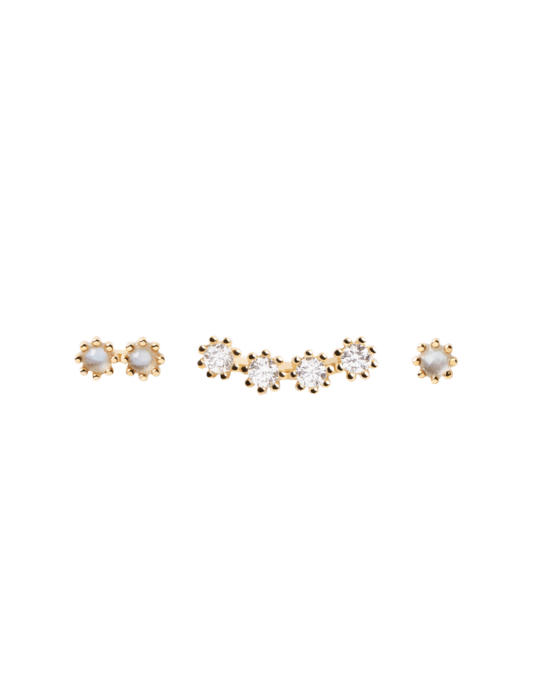 Ocean Earrings Set - 
  
    Sterling Silver / 18K Gold plating
  
